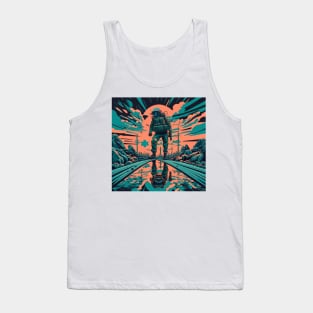 Area 51 art Tank Top